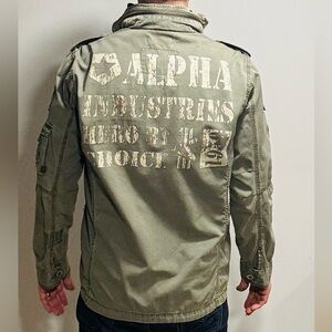 Alpha Industries Olive Military Field Jacket